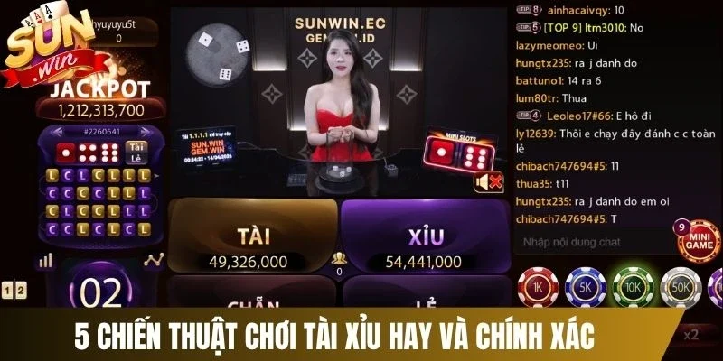5 chiến thuật chơi tài xỉu hay và chính xác