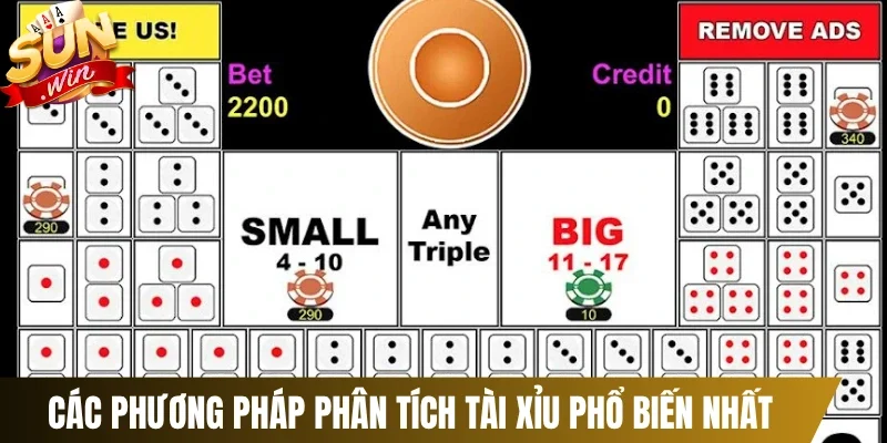 Các phương pháp phân tích tài xỉu phổ biến