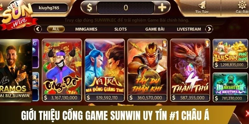 Giới thiệu cổng game Sunwin uy tín #1 châu Á