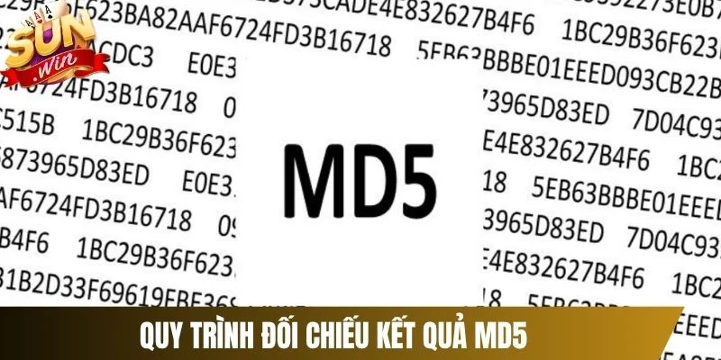 Quy trình đối chiếu kết quả MD5