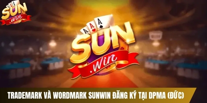 Trademark và Wordmark Sunwin đăng ký tại DPMA